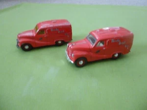 2X DINKY/MATCHBOX INTL 1990. AUSTIN A40 BROOKE BOND VANS 1952..ONE IN GOOD COND - Picture 1 of 5