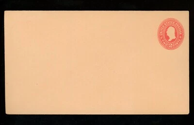 US Postal Stationery U369 Mint Envelope Entire 2c Carmine on Oriental Buff - Image 1 of 2