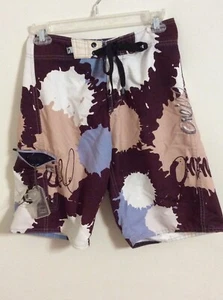 Oneill Boardshorts Youth Large  Brown Camo Print  Unlined - Picture 1 of 6