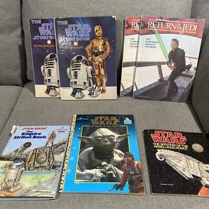 Vintage Star Wars Kids Books 1970s 80s Story Book , Pop Up, Puzzle Book Lot - Picture 1 of 12