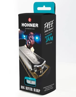 Hohner Major Diatonic Big River Blues Harp MS/Harmonica C - Image 1 of 4