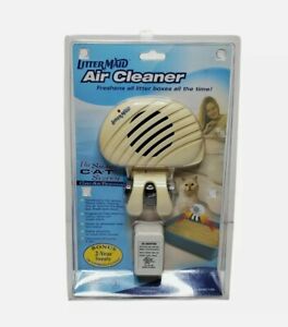 Litter Maid Air Cleaner Fan Cat Litter Box Freshen Filter Odors LMAC100 New