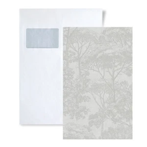 1 PIEZA DE MUESTRA Profhome S-380234-GU DIN A4 | PATRÓN de papel pintado Toile De Jouy - Imagen 1 de 1