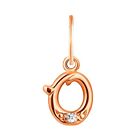 New Pendant - Letter O Name Girl Necklace Jewelry Charm 14K Gold (585)