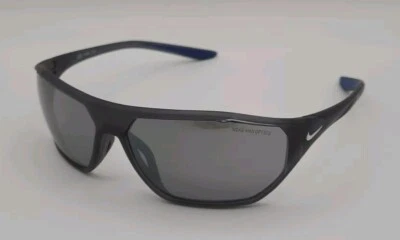 Gafas de sol Nike Aero Drift grises plateadas envolventes geométricas MAX ópticas DQ0811-021 nuevas Foto 1 de 4