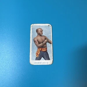 Tarjeta de boxeo tabaco/cigarrillo 1910 E76 Prizefighters George Dixon caramelo - Imagen 1 de 8