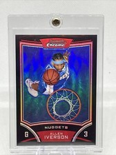 2008-09 Bowman Chrome #33 Allen Iverson Refractor NBA HOF /499 NM+