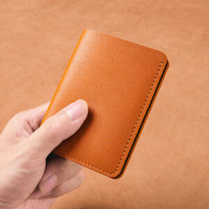 Ultra Thin PU Leather Wallet For Women Short Simple Women's Purse With Button $d