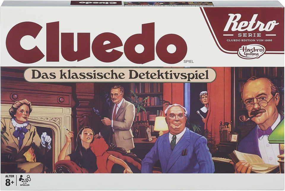 GW113a Cluedo Retro - Das klassische Detektivspiel - Bild 1 von 1