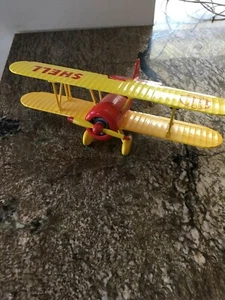 Avión biplano concha banco de monedas de metal Liberty Classics edición limitada - Imagen 1 de 7