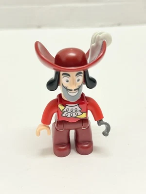 LEGO DUPLO DISNEY Captain Hook Figure Jake and the Neverand Pirates Loose - Image 1 of 4