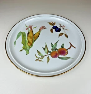 Royal Worcester Evesham Gold Large Serving Plate Platter Charger 34 cm Diameter - Picture 1 of 7