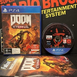 Doom Eternal Playstation 4 PS4 PAL VGC TESTED FREE TRACKED POSTAGE - Picture 1 of 11