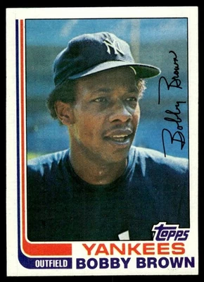 1982 Topps Bobby Brown New York Yankees #791 - Image 1 of 2