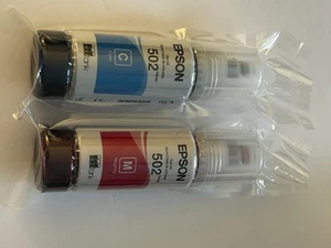 Epson 502 Tinte Original 1 Magenta, 1 Cyan 70ML Made In USA - Bild 1 von 3