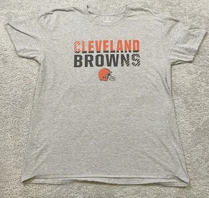 Cleveland Browns Fanatics Men's XL Shirt Grey Short Sleeve Graphic Tee - Picture 1 of 5