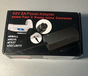 Evaplus 42V 2A Power Adapter 3-Prong Inline Connector New In Box - Picture 1 of 1
