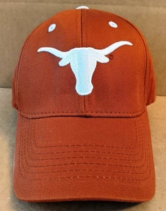 Baseballmütze Kappe University of Texas Longhorns verstellbar Baumwolle Burnt Orange B - Bild 1 von 9