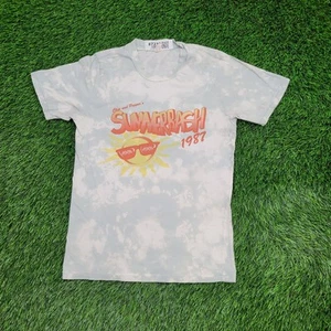 Vintage 1987 SUN Summerbash Shirt Teens Small 16x24 Gray White - Picture 1 of 13
