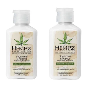 Hempz Kräuter Körper Feuchtigkeitscreme Zuckerrohr & Papaya 2,25 Unzen (2er Set) - Bild 1 von 1