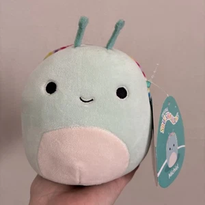NUEVO CON ETIQUETAS 5” Squishmallows Michiel The TieDye Caracol Peluche Verano 2022 Peluche Suave Juguete - Imagen 1 de 3