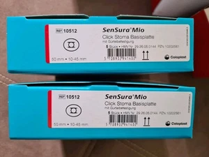 2 x 5 Stück Sensura Mio Click Stoma Basisplatte, 50 mm Nr 10512 - Bild 1 von 1