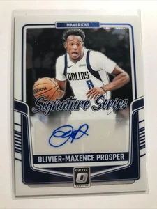 Olivier Maxence Prosper 2024-25 Donruss Optic SIGNATURE SERIES AUTO MAVERICKS - Picture 1 of 2