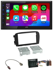 JVC Bluetooth 2DIN MP3 DAB USB Autoradio für Mercedes SL-Klasse 00-06 R230 - Bild 1 von 10