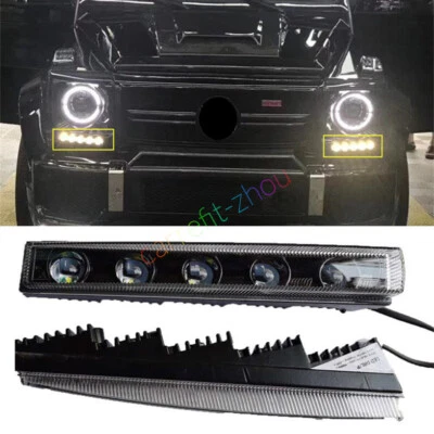 Lámpara de conducción diurna para Mercedes Benz W463 G-Wagon G63 G550 02-18 LED antiniebla Foto 1 de 4