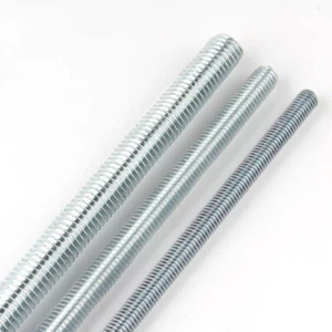 Zinc Full Thread Rod M6 M8 M10 M12 Screw Bar Long Bolt Threaded Studde Metric - Picture 1 of 4