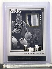 Malaki Branham 2022-23 Panini Noir RC  Patch Casting Call Memorabilia #MBH /49