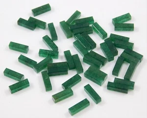 Green Aventurine Rectangle Both Side Flatback 8x10mm- 20x25mm Gemstone A15 - Picture 1 of 6