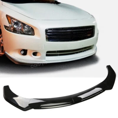For 2009-2015 Nissan Maxima 4-Door Front Bumper Lip Spoiler Splitter Body Kit Foto 1 de 4