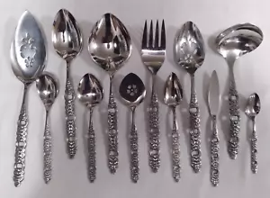 VOILA Oneida Community CHOICE fork spoon serving teaspoon salad roast +++++++ ++ - Picture 1 of 27
