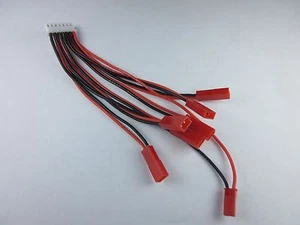E-Flite MQX Walkera 1 à 6 Adaptateur Câble Balance de Charge pour Batterie LiPo 3.7V - Photo 1/4