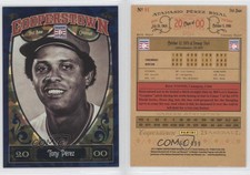 2013 Panini Cooperstown Collection Blue Crystal Shard /499 Tony Perez #91 HOF