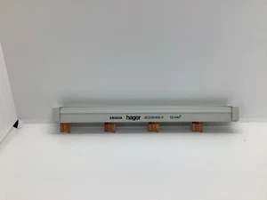 HAGER KB363A BARRETTA DI CABLAGGIO TRIPOLARE 63A LUNGHEZZA 12MODULI DIN - Imagen 1 de 2