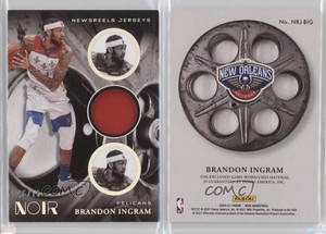 2020-21 Panini Noir Newsreels Jerseys /75 Brandon Ingram #NRJ-BIG