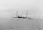 The 47 Ton Steam Yacht I Wonder Under Way 1914 Old Shipping Photo