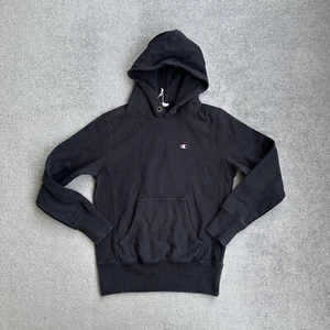 CHAMPION Damen Pullover Kapuzenpullover Small Hoodie Sweatshirt 24612 Schwarz - Bild 1 von 11
