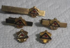 Very Rare South Carolina Electric & Gas Co Years Service Tie bar/clips and Pins - Picture 1 of 14