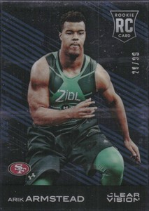 2015 Panini Clear Vision Blue #150 Arik Armstead /99
