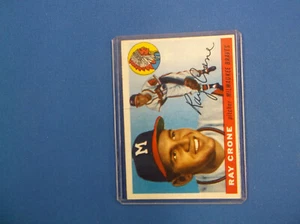Ray Crone 1955 Topps Baseball # 149 EX-MT + - Imagen 1 de 2