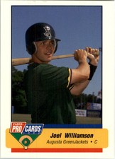 1994 Augusta GreenJackets Fleer/ProCards #3013 Joel Williamson
