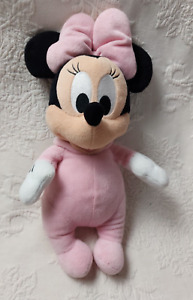Disney Parks Babies Minnie Mouse Plush Stuffed Animal Toy 12"