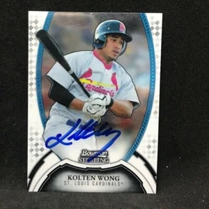 Kolten Wong Cardenales de San Luis Autografiado 2013 Bowman Cromo Esterlina  - Imagen 1 de 1