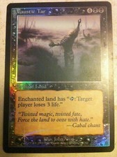 Foil Caustic Tar - Odyssey - Magic: The Gathering