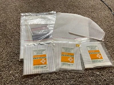 Zweigart #14 Ct Waste Canvas - Tecido ponto cruz 9”x12” + várias peças. - Imagem 1 de 3