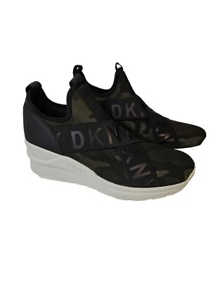 DKNY Camo Pattern wedge sneakers size 10 - Image 1 of 4