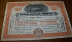 1942 Magma Copper Co Mining Stock Certificate Scripophily Maine